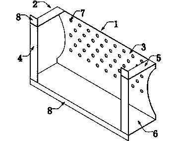 方形搖擺篩散料器結構圖
